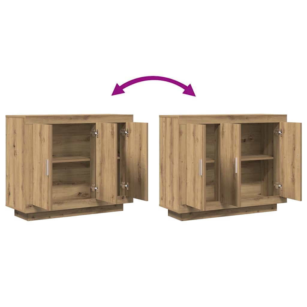 Sideboard Artisan Oak 92x35x75 cm Engineered Wood